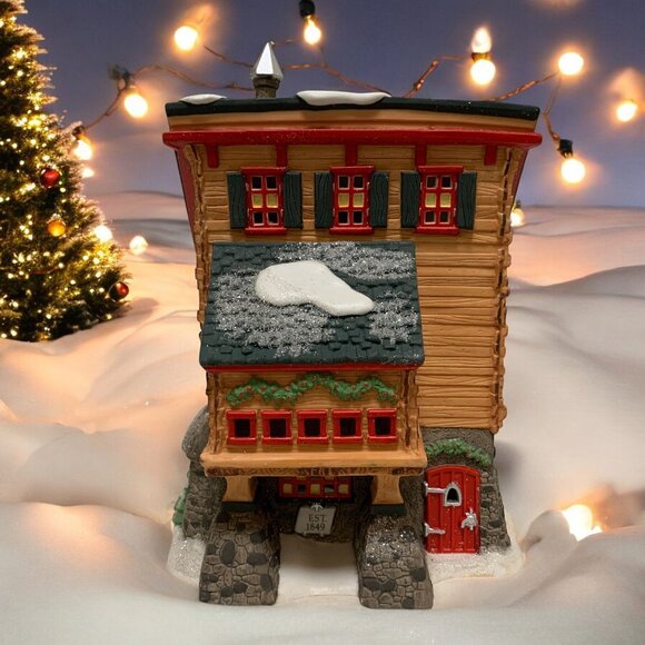 Dept 56 Elves Trade School, North Pole Christmas Village Lighted Building - 1995 - Picture 1 of 11